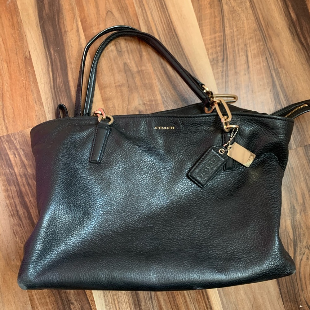 Authentic Leather Coach Bag